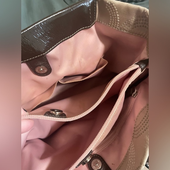 Coach Signature C Brown and Cream shoulder bag - Picture 8 of 17